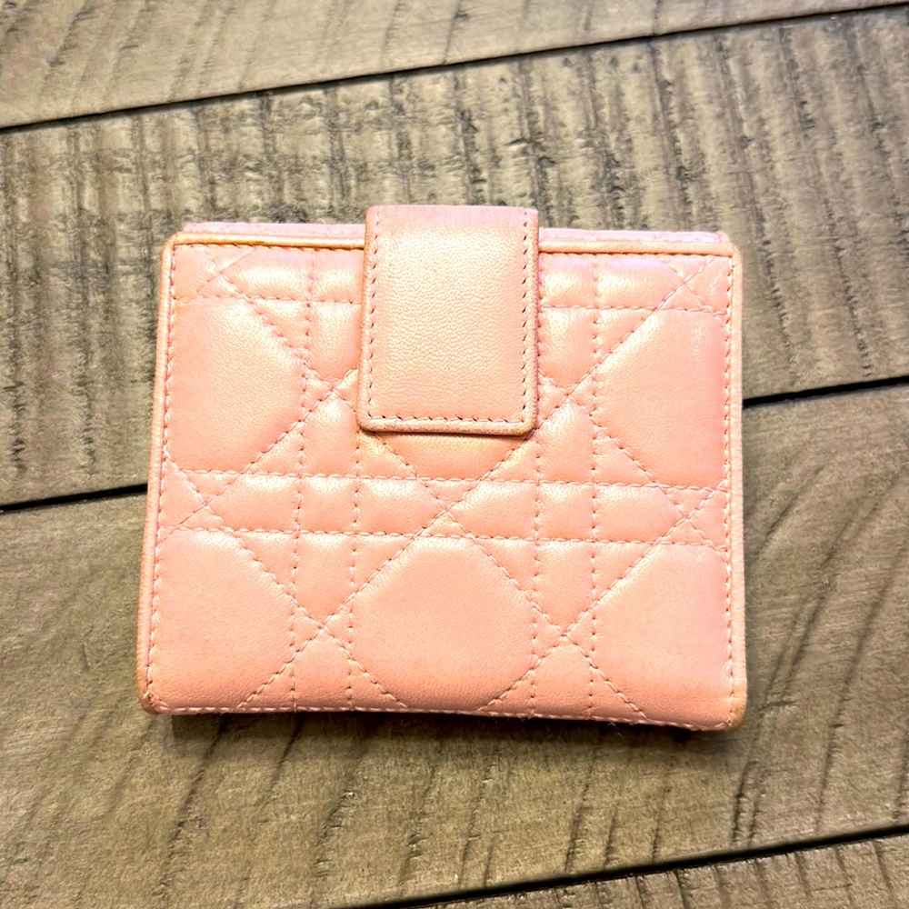 💖💖💖Lady Dior Lambskin Cannage Quilted Compact Wallet💖💖💖